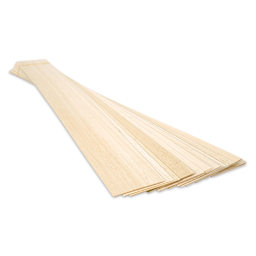 Bud Nosen Balsa Wood Sheets - 1/16" x 4" x 36", Pkg of 20