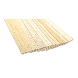 Bud Nosen Balsa Wood Sheets - 3/32" x 3" x 36", Pkg of 20 (view of the ends)