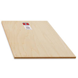 Midwest Products Maple Plywood - 3/8" x 12" x 12", showing thickness