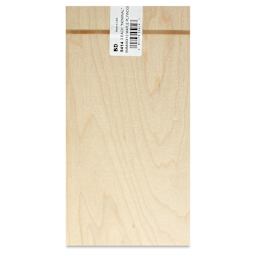 Midwest Products Maple Plywood - 1/4" x 6" x 12", featuring packaging label and rubber band