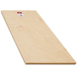 Midwest Products Maple Plywood - 1/2" x 12" x 24", laid flat showing thickness