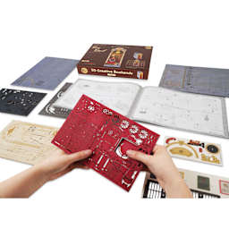 Rolife Time Travel DIY Book Nook Kit, contents