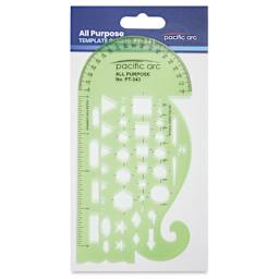 Pacific Arc All Purpose Drafting Template, in packaging