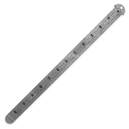 Pacific Arc Pica Pole Metal Ruler - 12"