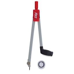 Kern Jointed Technical Compass - Compass upright with integrated pencil holder
