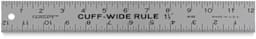 Cuff Width Ruler - 1 1/2 inch wide 12" ruler shown horizontally