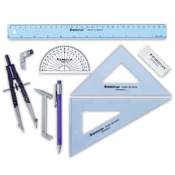Staedtler Super Math Set - Several Components of set shown
