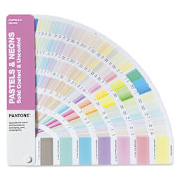 Pantone Pastels and Neons Color Guide - Coated and Uncoated, fanned out
