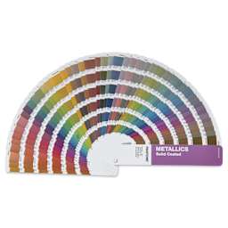 Pantone Metallics Coated Color Guide - 655 Colors, fanned open