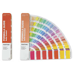 Pantone Formula Guide Coated and Uncoated - 2,390 Colors, closed and open