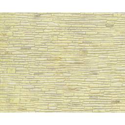 Plastruct Patterned Sheets, Random Coursed Stone, 1:100 Scale, finished example