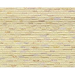 Plastruct Patterned Sheets, Dressed Stone, 1:100 Scale, finished example