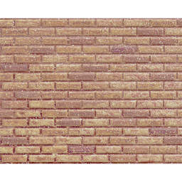 Plastruct Patterned Sheets, Brick, 1:24 Scale, finished example
