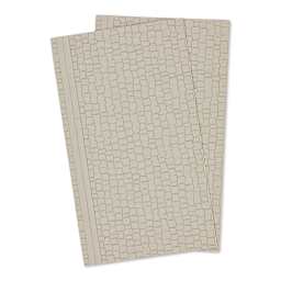 Plastruct Patterned Sheets, Wood Shake Shingle, 1:24 Scale - out of packaging