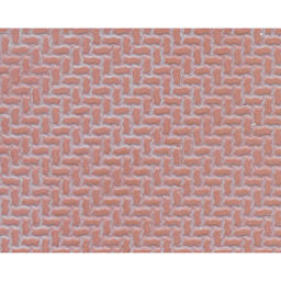 Plastruct Patterned Sheets, Interlocking Paving, 1:48 Scale, finished example