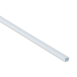 Rectangular Styrene Tubing - 1/4" - close-up