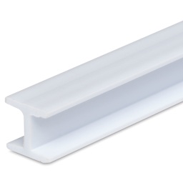 Plastruct Styrene Structural H Column - Pkg of 4, 3/8'' H x 3/8'' W x 15'' L