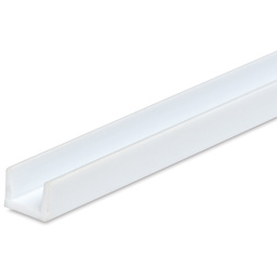 Plastruct Styrene Structural U Channel - Pkg of 5, 3/16'' H x 5/37'' W x 15'' L