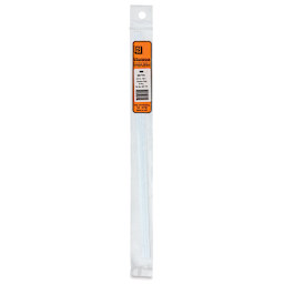 Plastruct Plastic Strip - Pkg of 10, 0.1" H × 0.1" W × 10" L - front of packaging