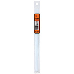 Plastruct Plastic Strip - Pkg of 10, 0.1" H × 0.156" W × 10" L - front of packaging