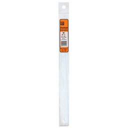Plastruct Plastic Strip - Pkg of 10, 0.01" H × 0.6" W × 10" L - front of packaging