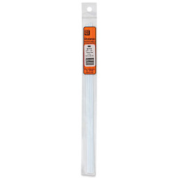 Plastruct Plastic Strip - Pkg of 10, 0.02" H × 0.1" W × 10" L - front of packaging