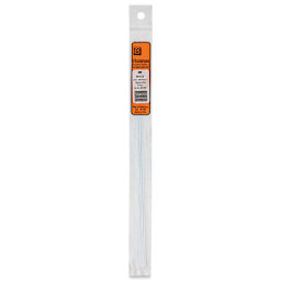 Plastruct Plastic Strip - Pkg of 10, 0.02" H × 0.04" W × 10" L - front of packaging