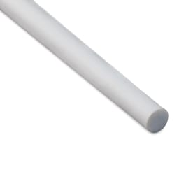 Plastruct Plastic Round Rod - 0.125" Dia × 10" L - close-up