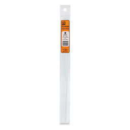 Plastruct Plastic Round Rod - Pkg of 5, 0.08" Dia × 10" L