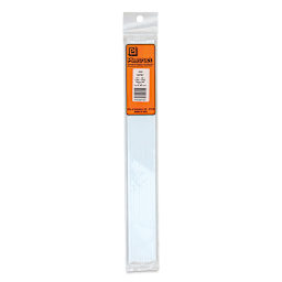 Plastruct Plastic Strip - Pkg of 10, 0.125" H × 0.156" W × 10" L