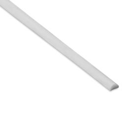Plastruct Plastic Half-Round Rod - 0.08" Dia × 0.04" H × 10" L - close-up