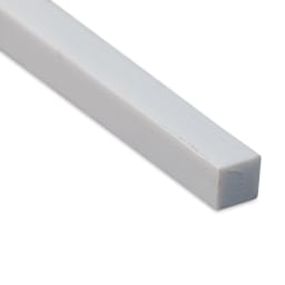 Plastruct Plastic Square Strip - 0.156" H × 0.156" W × 10" L - close-up
