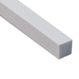 Plastruct Plastic Square Strip - 0.187" H × 0.187" W × 10" L - close-up