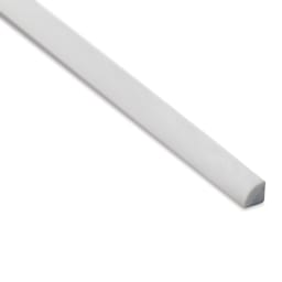 Plastruct Plastic Quarter-Round Rod - 0.08" H × 0.08" W × 10" L - close-up