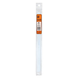 Plastruct Plastic Hexagon Rod - Pkg of 5, 0.1" W × 10" L