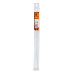 Plastruct Plastic Hexagon Rod - Pkg of 10, 0.04" W × 10" L