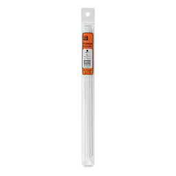 Plastruct Plastic Hexagon Rod - Pkg of 10, 0.08" W × 10" L