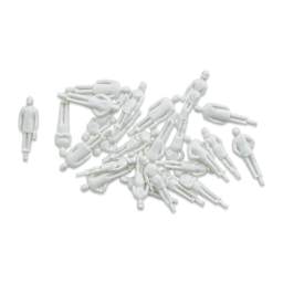 Plastruct Styrene Figures - Pkg of 25, 3/4" (out of packaging)