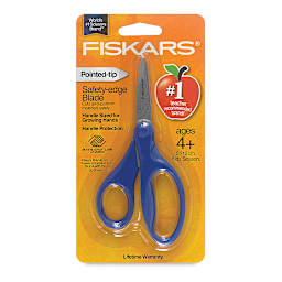 Fiskars Scissors - 5'', Pointed, Blue, In Package