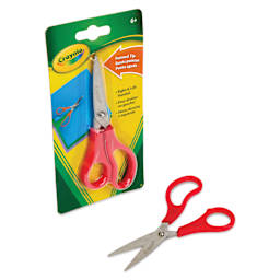 Crayola Scissors - 5-1/4", Pointed, 1-1/2" Cut with packaging