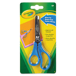 Crayola Scissors - 5-1/4", Blunt, 1-1/2" Cut front of packaging