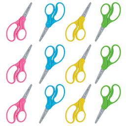 Stainless Scissors - Pkg of 12, Pointed