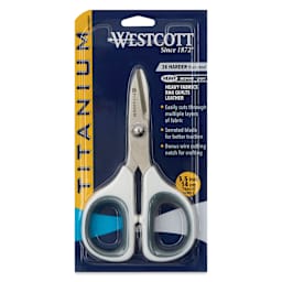 Westcott Rag Snips Crafting and Quilting Scissors - 5.5" Blade front of packaging