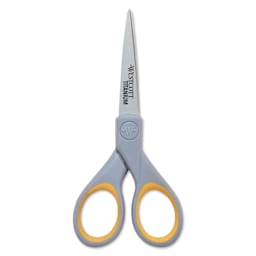 Westcott Pointed Soft Handle Titanium Bonded Scissors - 5" closed