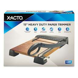 X-Acto Heavy-Duty Wood Trimmer - Boxed, 15" Cut - front of packaging