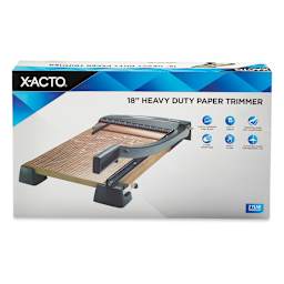 X-Acto Heavy-Duty Wood Trimmer - Boxed, 18" Cut - front of packaging