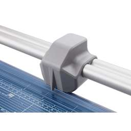 Dahle Professional Rotary Trimmer - 28" Cutting Length, close-up of of the guide bar