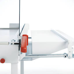 MBM Triumph 1110 Large Format Trimmer close-up of shelf