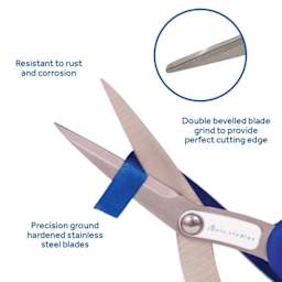 Resistant to rust, Double bevelled blade grind to provide perfect cutting edge, Precision ground hardened stainless steel blades