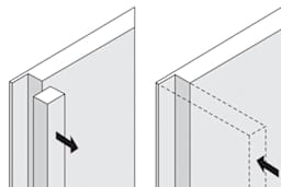Logan FoamWerks Foam Board Rabbet Cutter - Schematic showing Cutters use